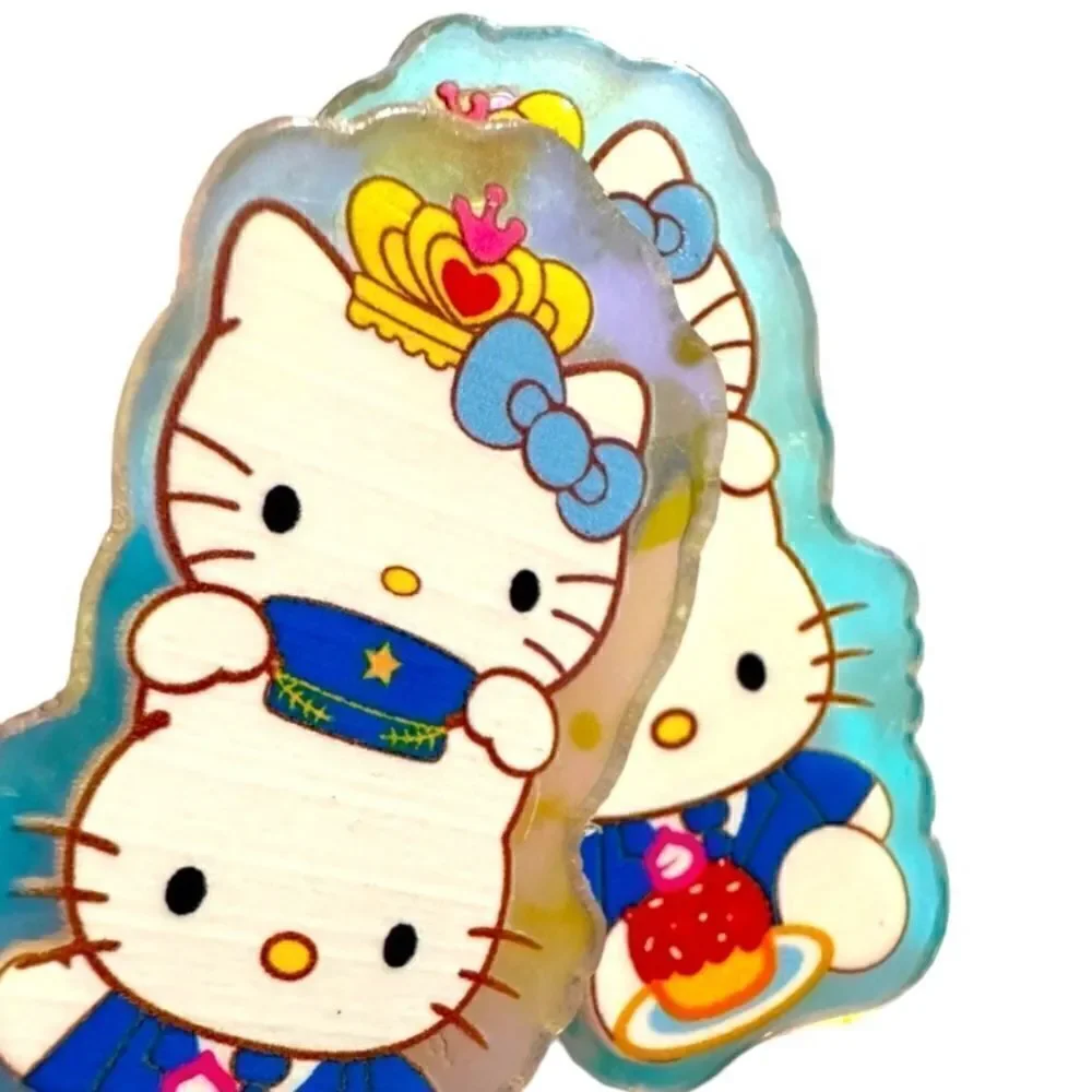 Hello Kitty Amazing Hair Clip 2 Pcs  Aurora borealis